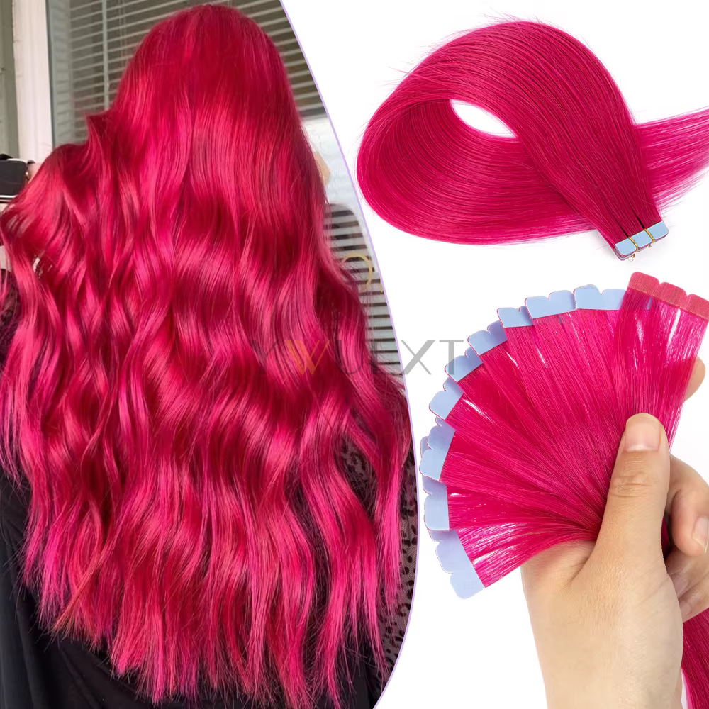 Mini bande de cheveux humains de 12 à 20 pouces