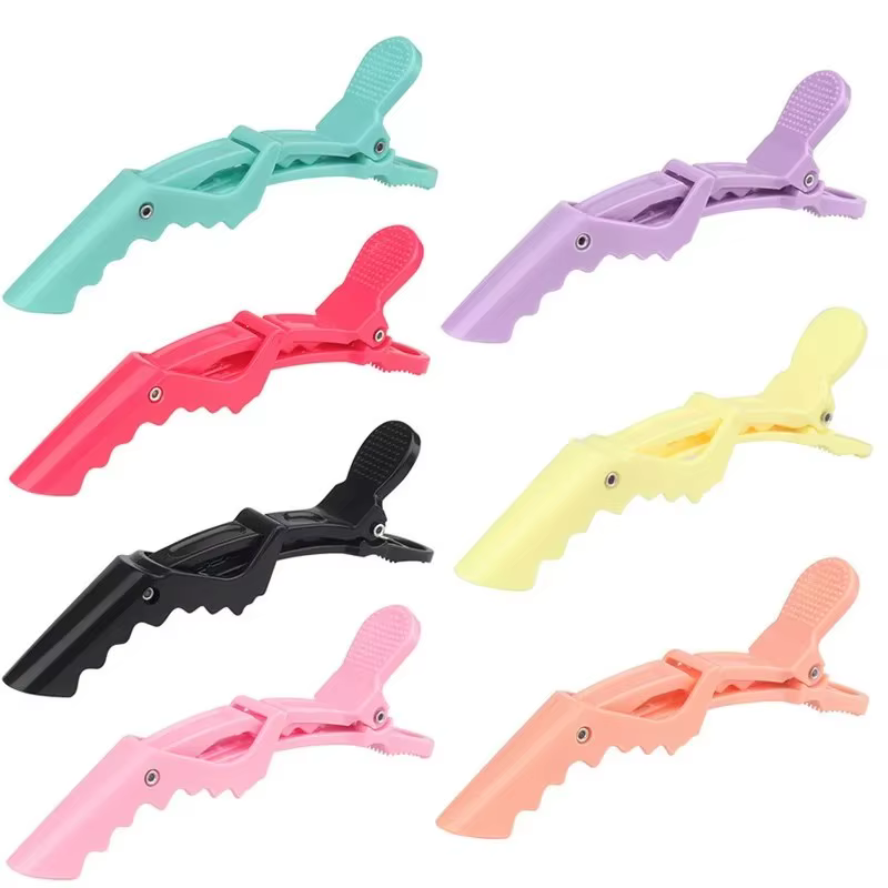 6 pinces à cheveux en alligator