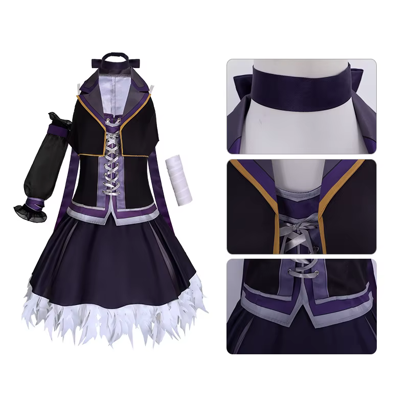 Vtuber V fleur V3 V4 Cosplay Costume perruque idole