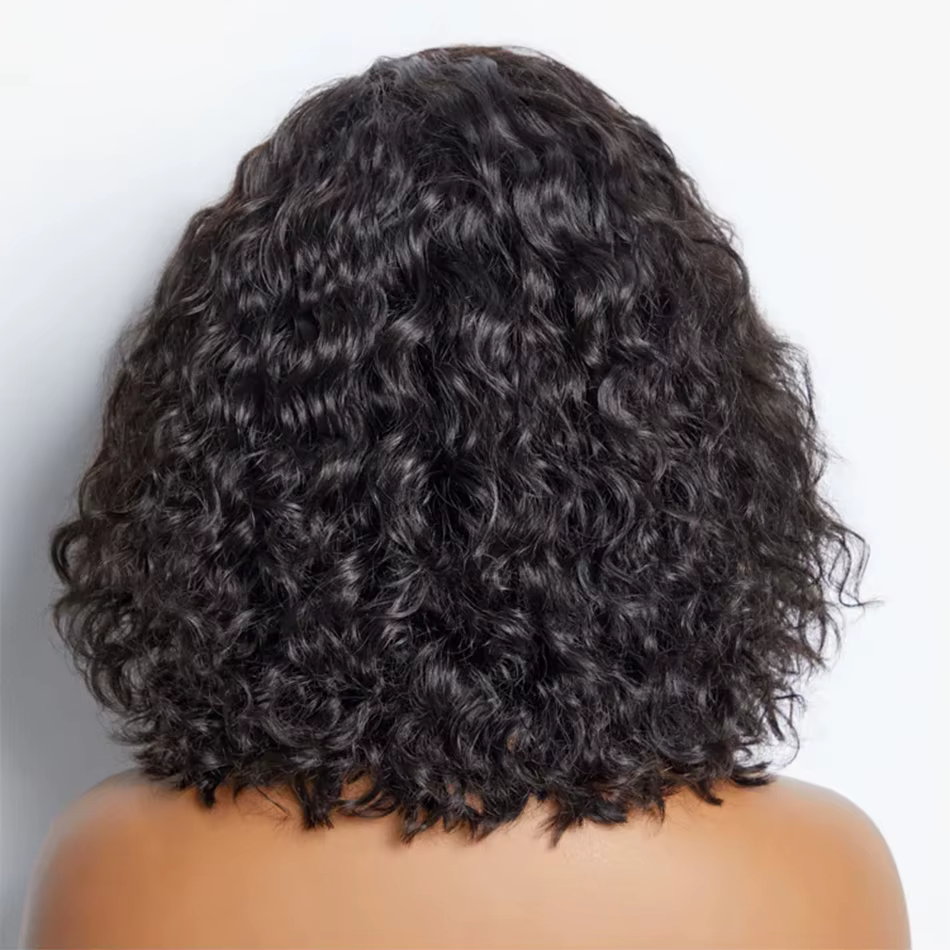 13*4 dentelle frontale perruques de haute qualité bouclés coupe lutin