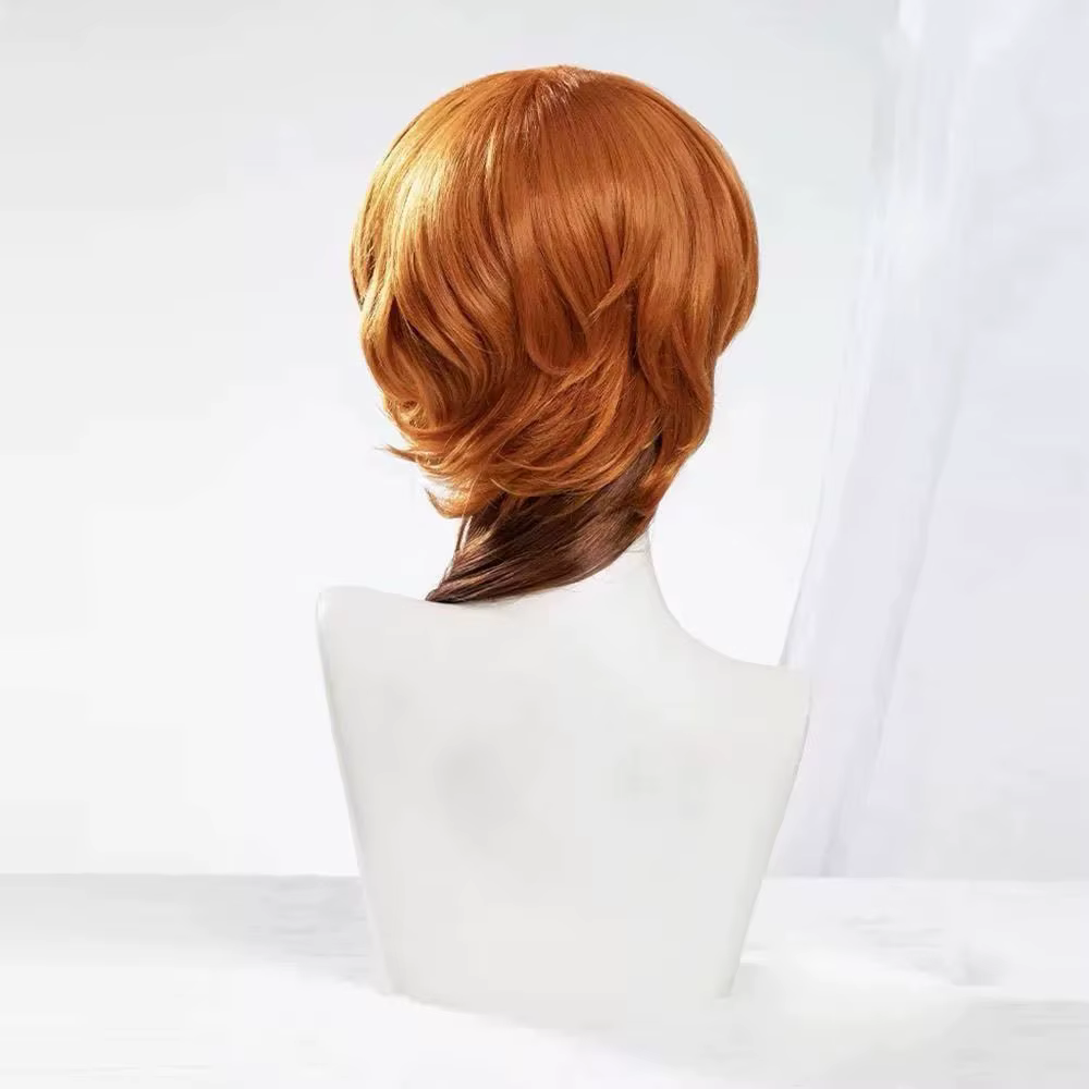Vente de liquidation! Perruque de cosplay Chuya Nakahara économique | Fibre résistante à la chaleur