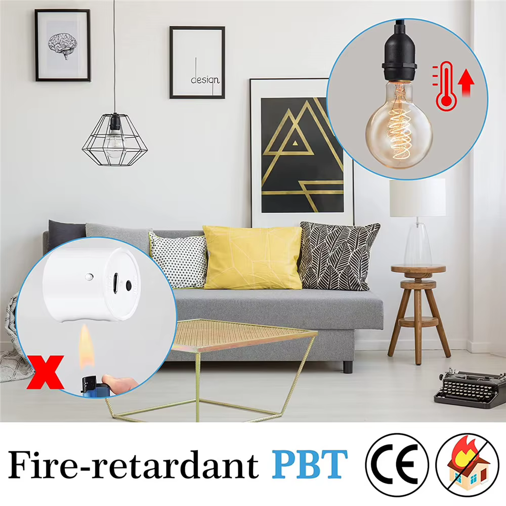 Rallonge de douille E27 à E27 vintage, extension de guirlande lumineuse pour jardin, véranda, intérieur, extérieur, garage, patio