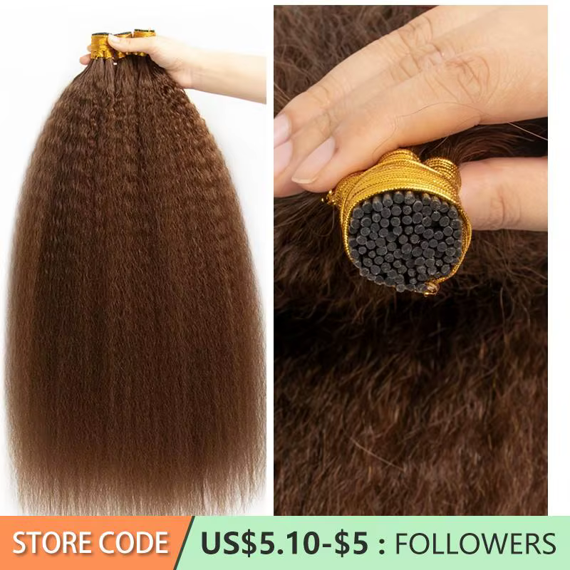 Bonds-Extensions de Cheveux Crépus Lisses