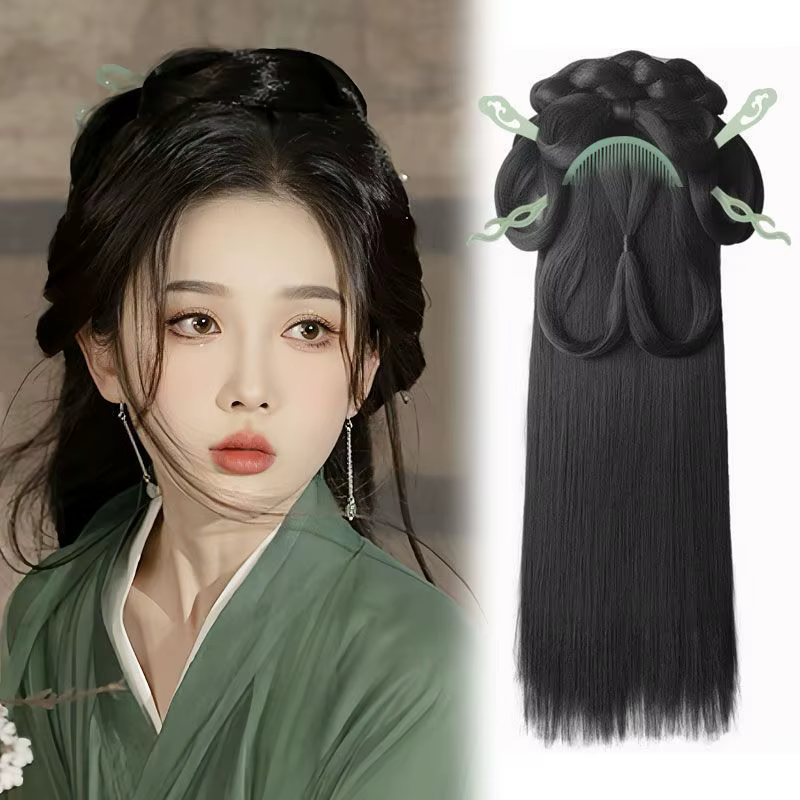 Perruque de prairie chinoise pour femmes