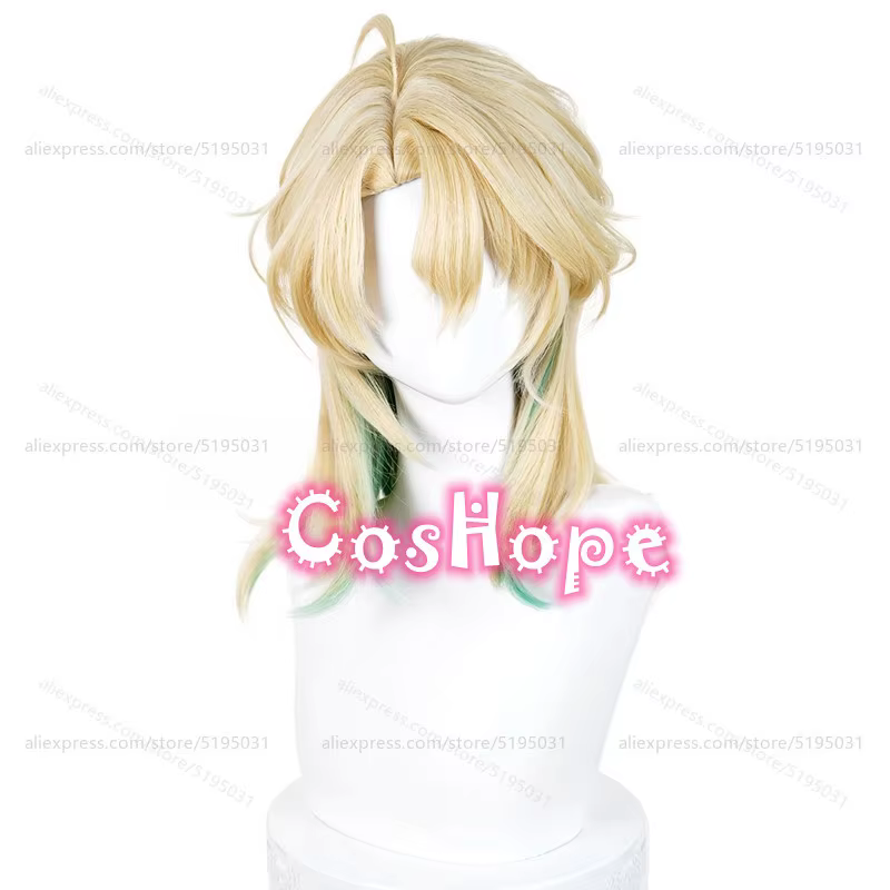 Luuk Hcrsscn Cosplay perruque Herssen 45 cm courte couleur mixte