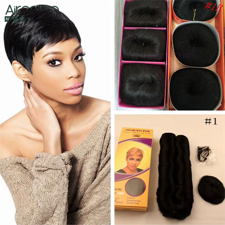Bundles de cheveux humains naturels avec fermeture