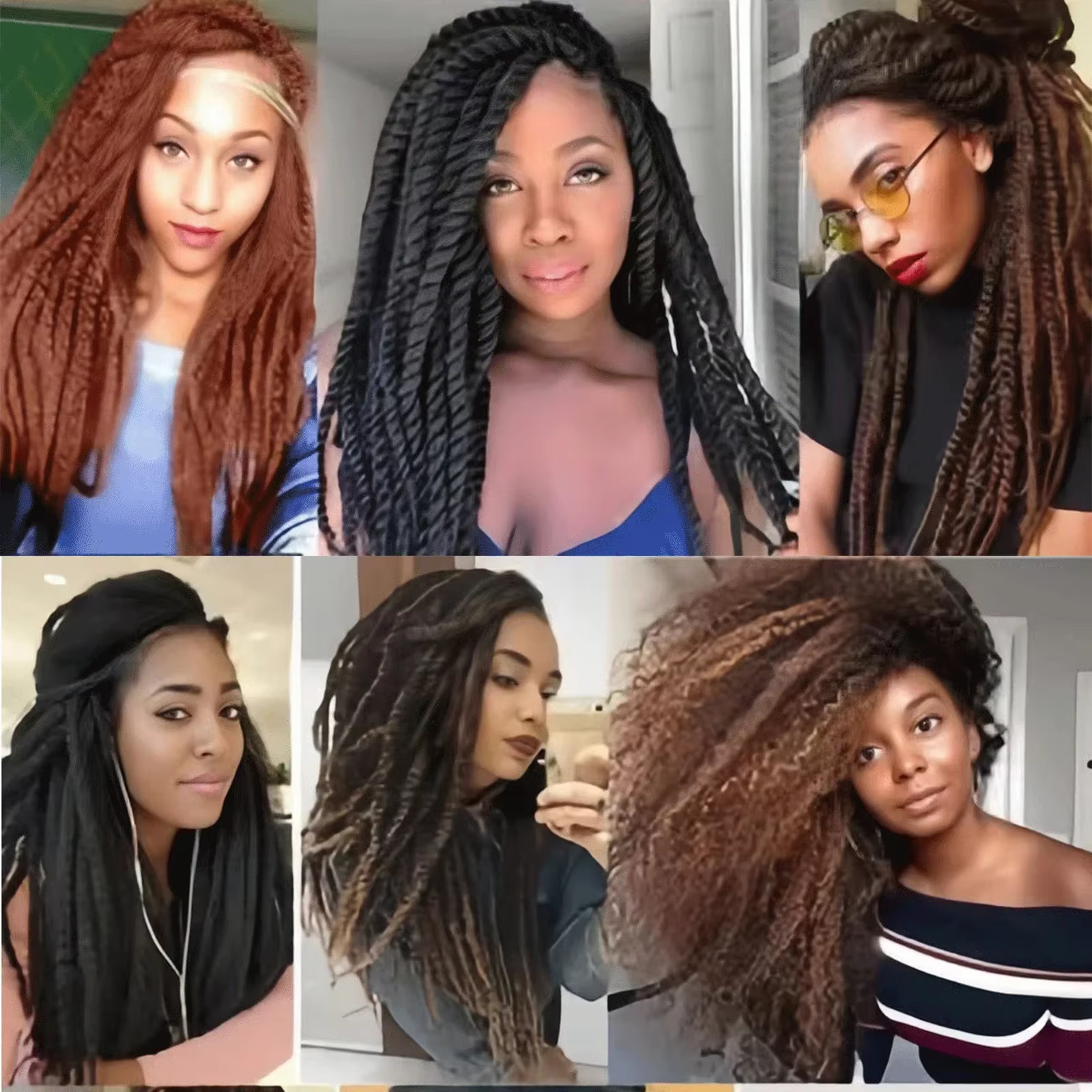 Crochet cheveux Marley torsion tressage