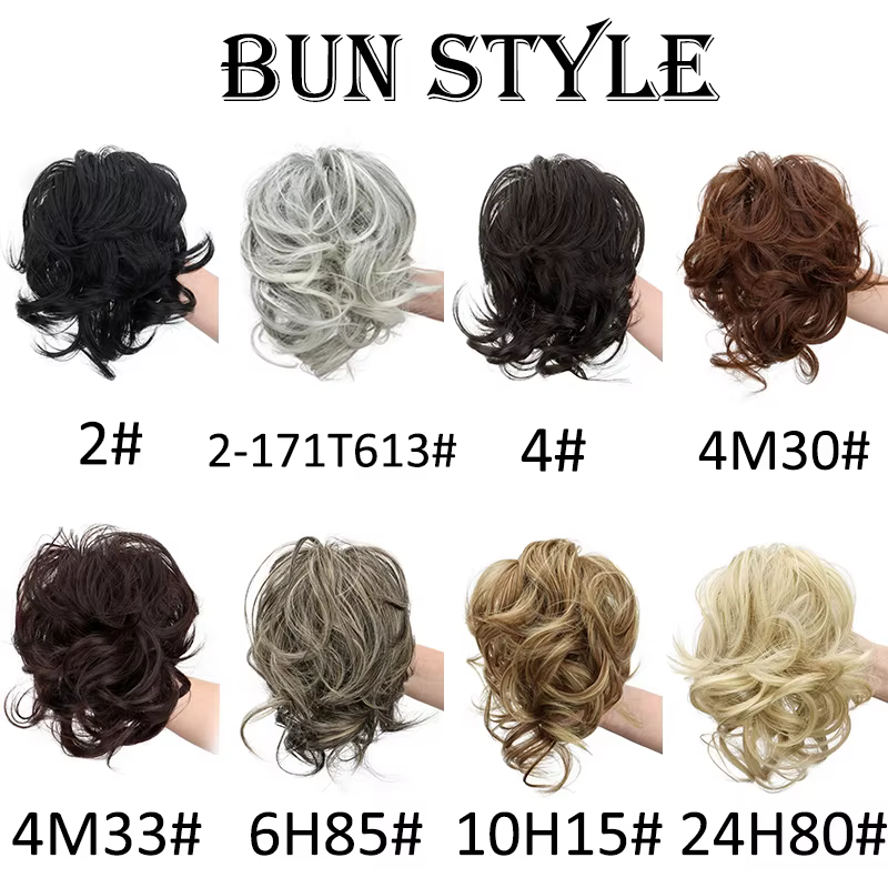 WIGSIN synthétique élégant polyvalent bouclés queue de cheval griffe pince dans l'extension de cheveux réglable adapté facile à porter pour toute Occasion