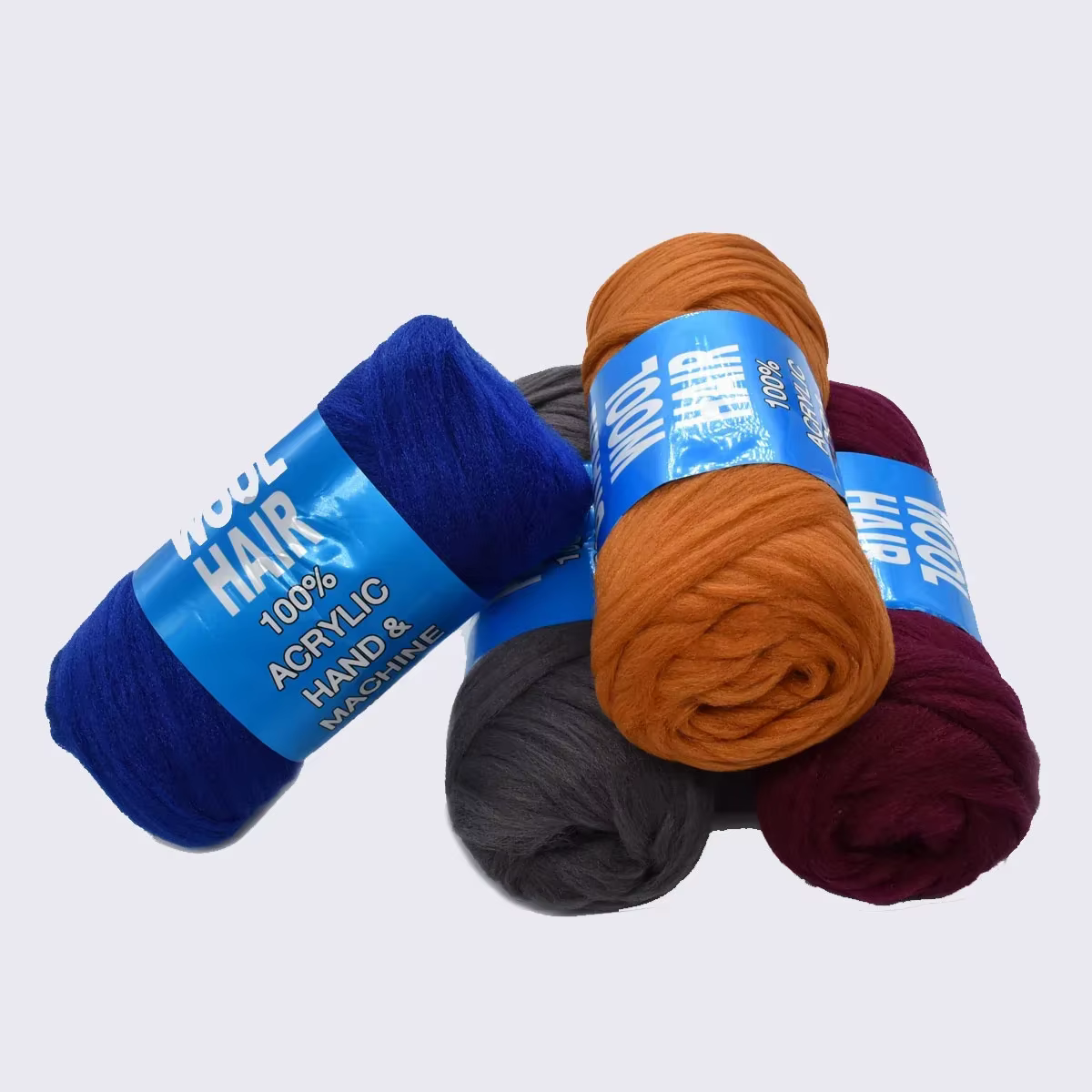 1 pièces 70g 28 m/31yd Extension de cheveux en laine brésilienne pour femmes enfants