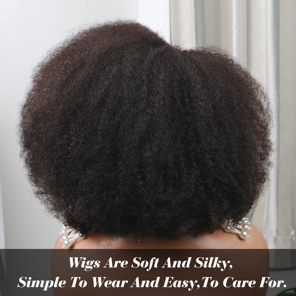 Perruques courtes afro bouclées pour femmes noires
