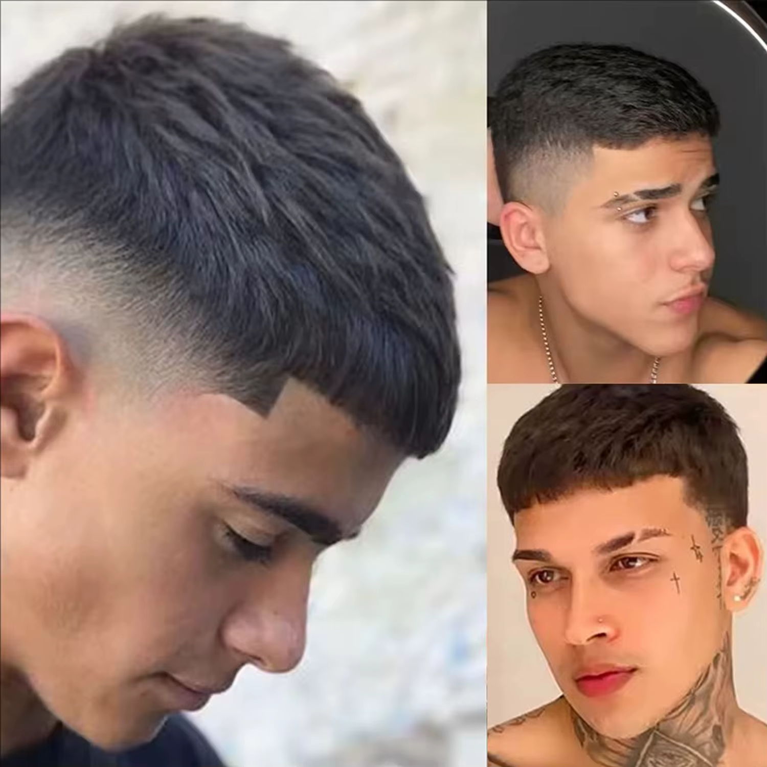 Perruque synthétique pour hommes