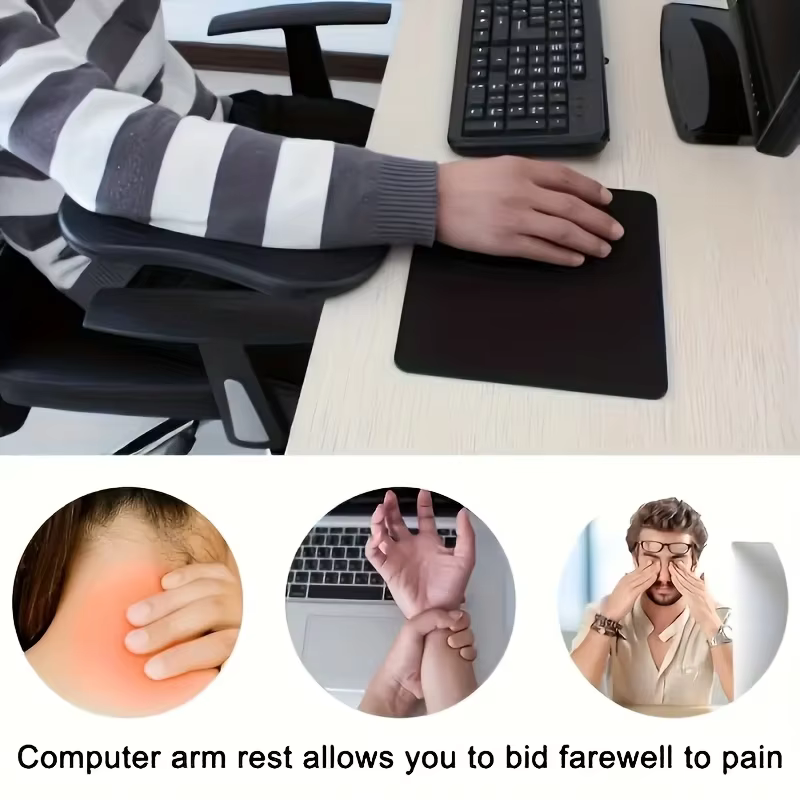 Repose-poignet ergonomique, extension de bureau, support de coude pour le bureau, soulagement de la pression, accessoire de bureau à domicile pour clavier