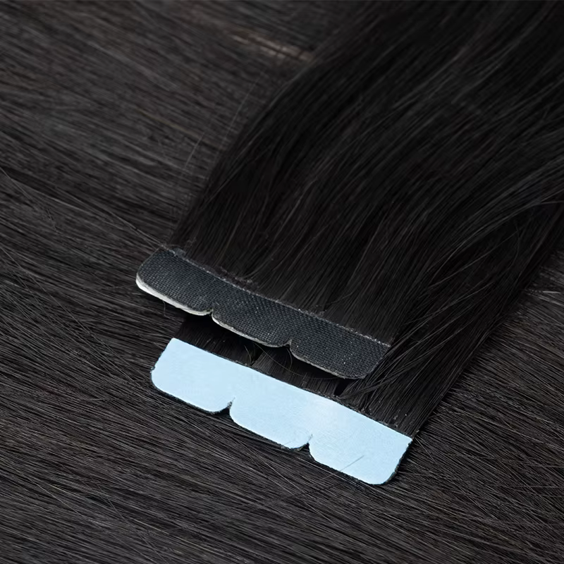 Extensions de cheveux humains naturels invisibles à la kératine