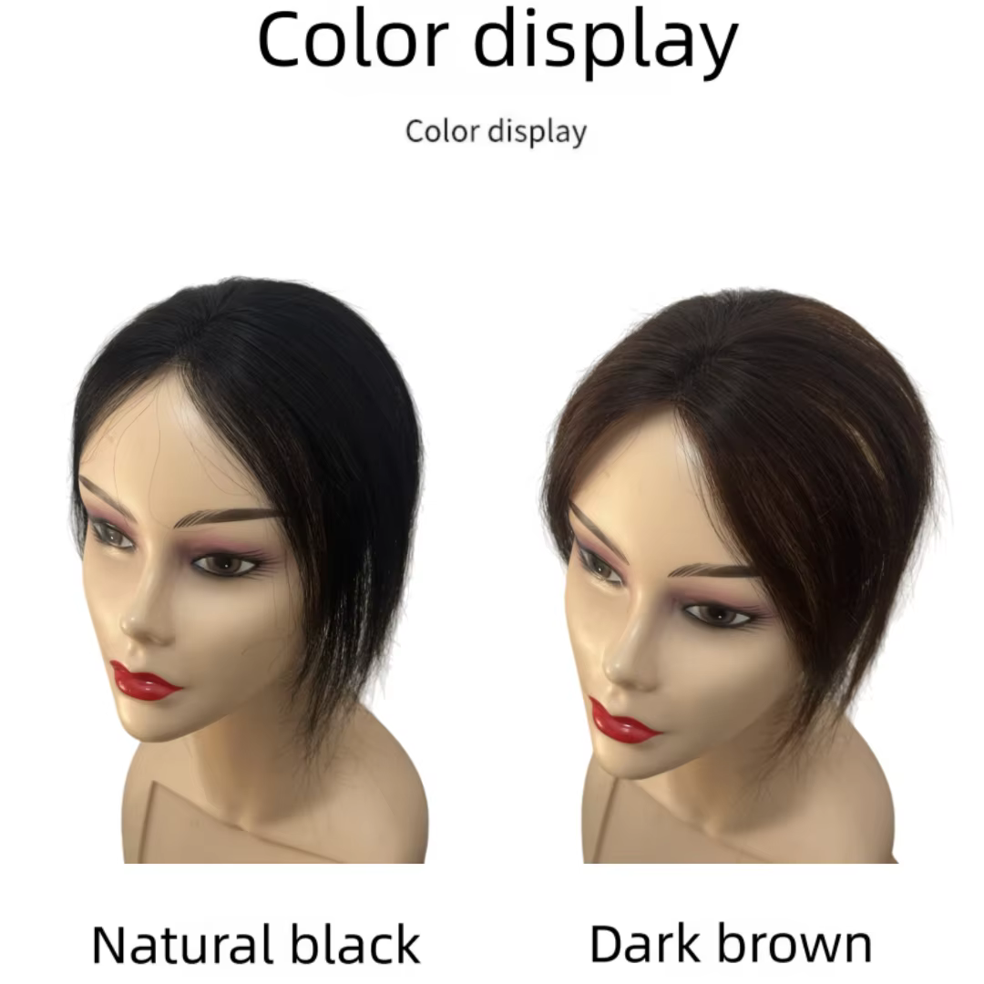 Topper de cheveux humains en pâte magique pour femmes
