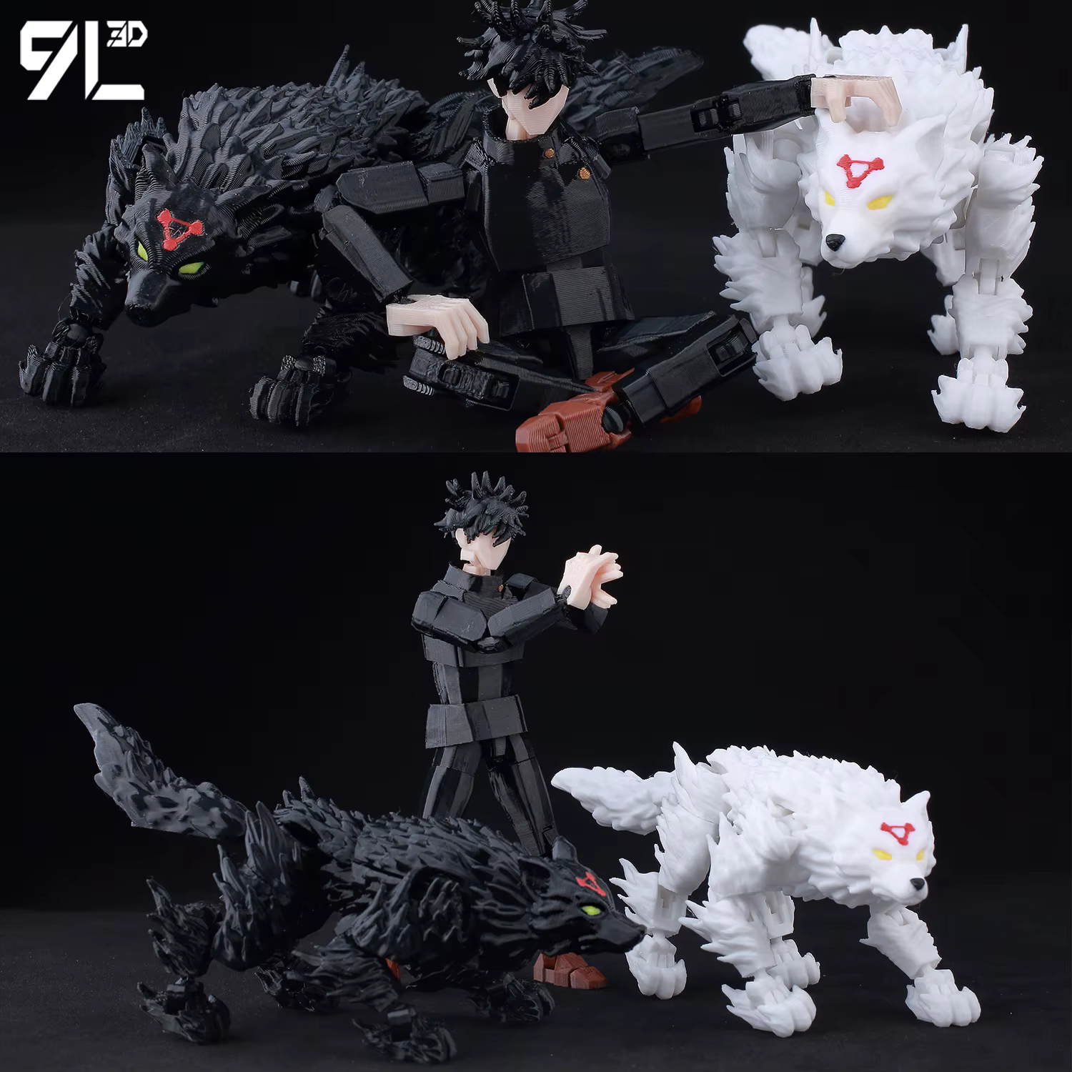 9L3D imprimé chanceux factice 13 Jujutsu Kaisen Gojo Satoru Toji Yuji Sukuna Anime figurines Mannequin Yuuta Rika modèle T13 jouets