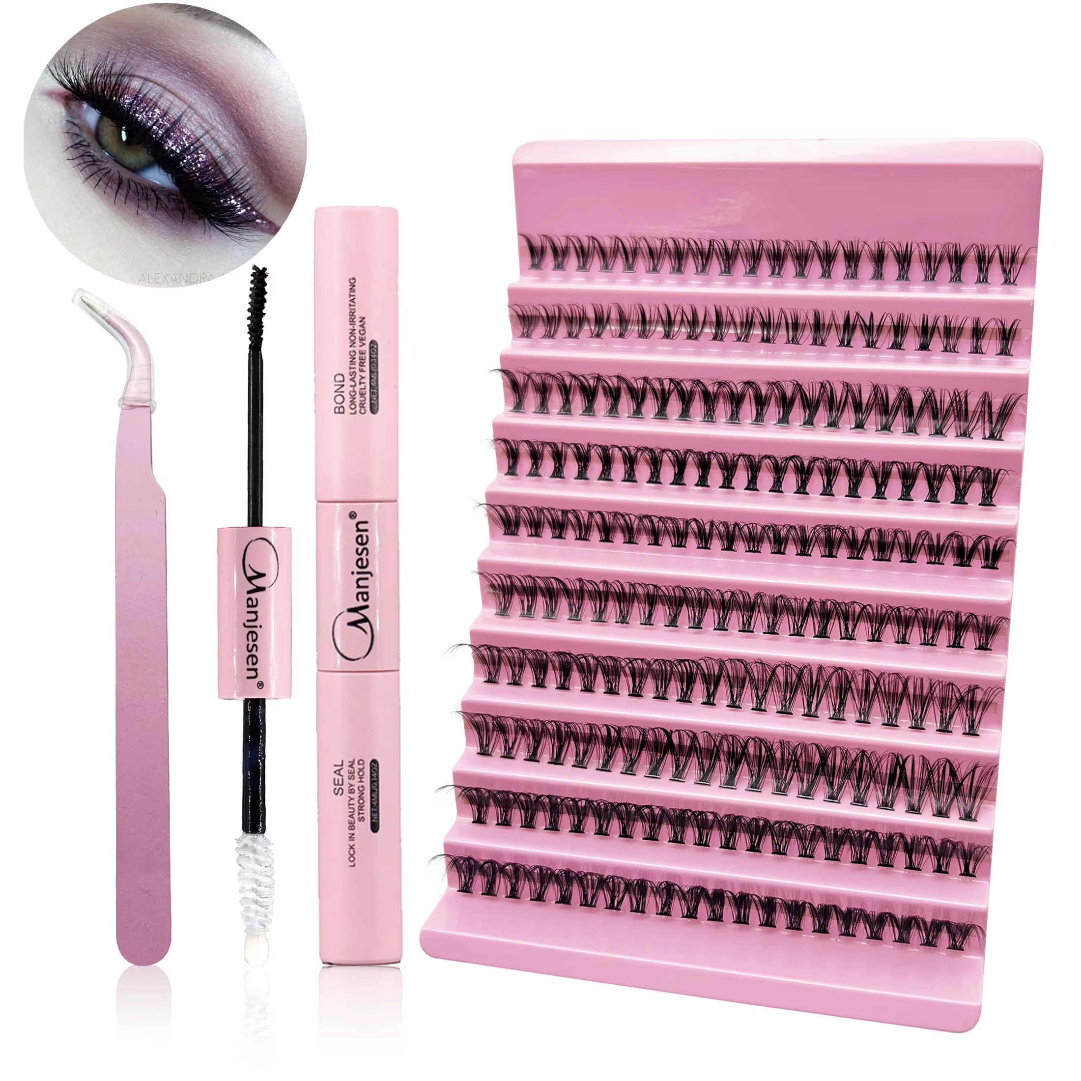 Kit d'extension de cils à faire soi-même