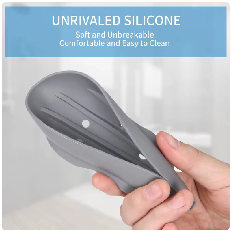 HORegina-Support de vaisselle en caoutchouc de silicone, économiseur de support, épurateur d'éponge, douche, bar