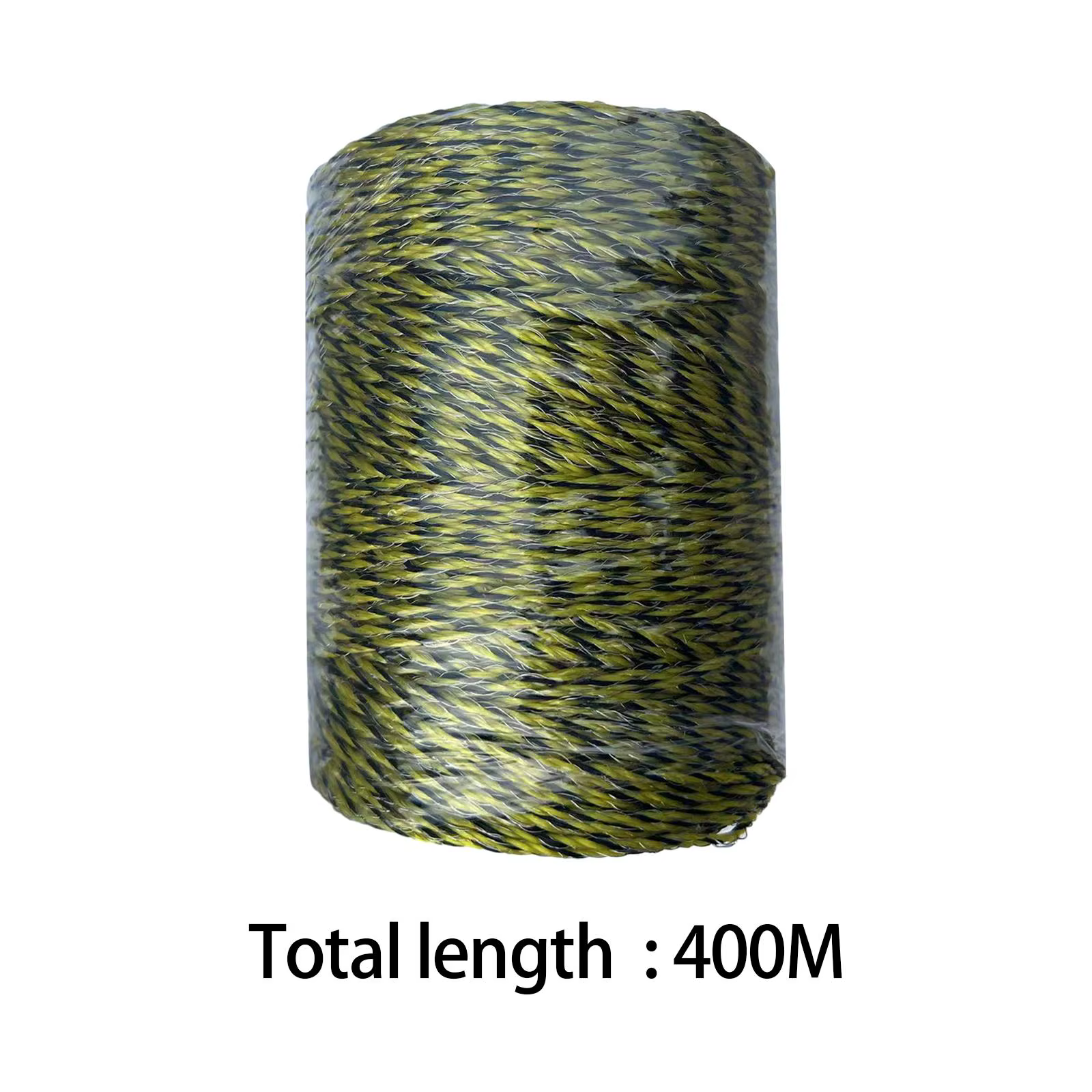 Clôture électrique en polywire, résistante à l'usure, pratique, robuste, polyvalente, 400M, pour chiens, pâturage, mouton, bétail