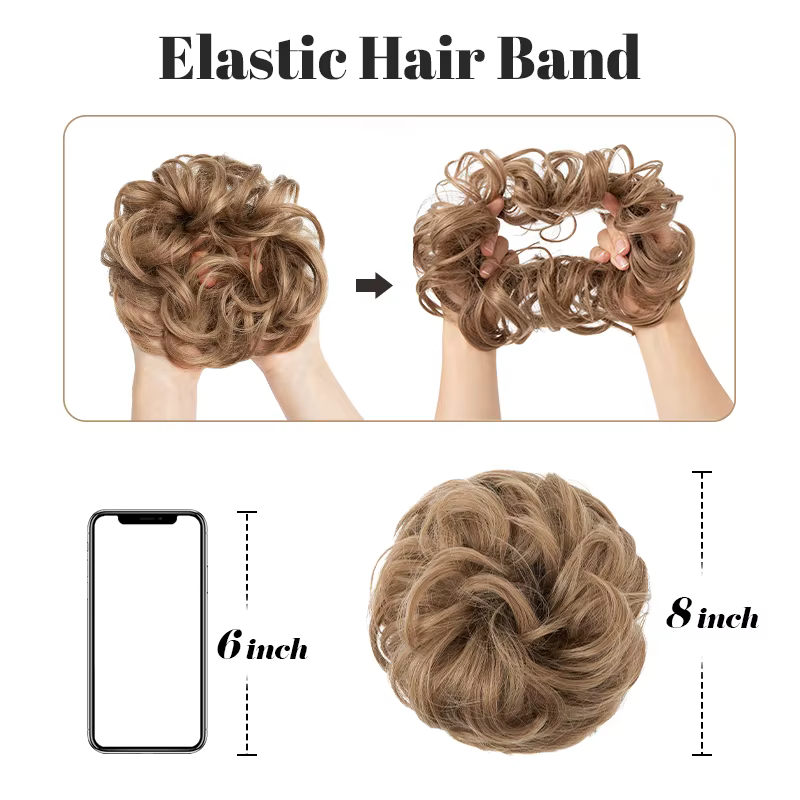 Extensions de Chignon synthétiques en désordre
