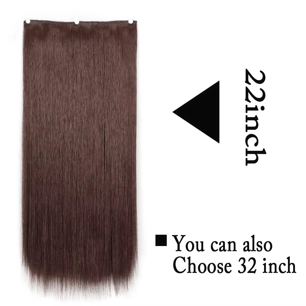 Coiffure longue et lisse
