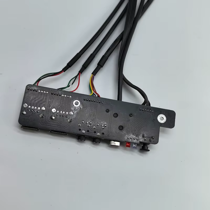 Transfert de données ITX Mini ordinateur Kit de câble d'extension avec 9 broches USB 3.0 TYPE-C connecteur 3.5mm Wild audio HDD interrupteur rette