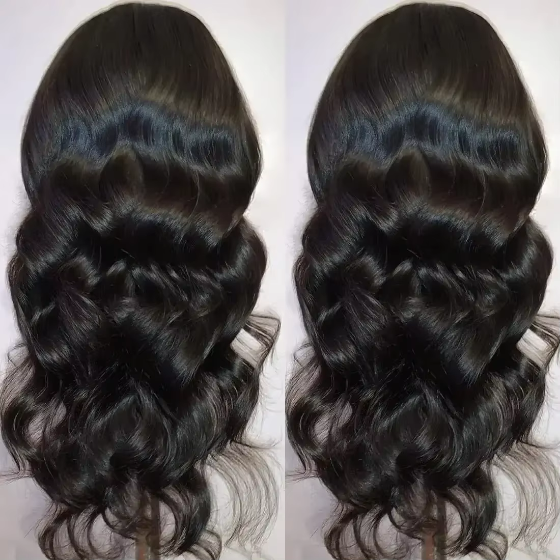 Nouvelles perruques synthétiques Body Wave 13*4 Lace Front