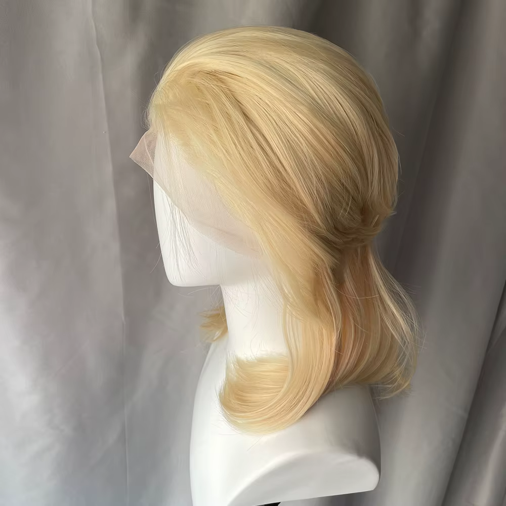 Perruque Lace Front Wig synthétique Blonde 613