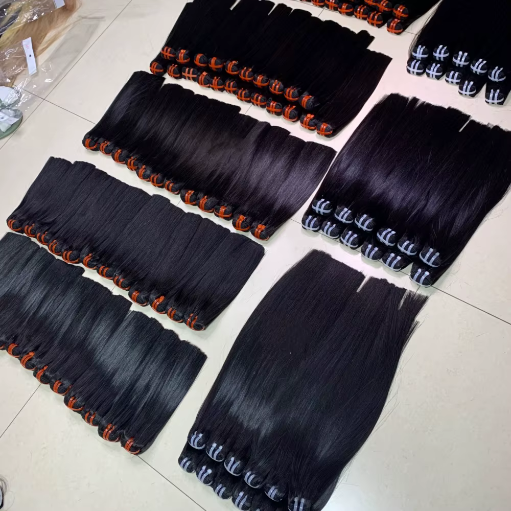 Extensions de Cheveux Humains Vierges Bruts Non Traités 100% Naturels