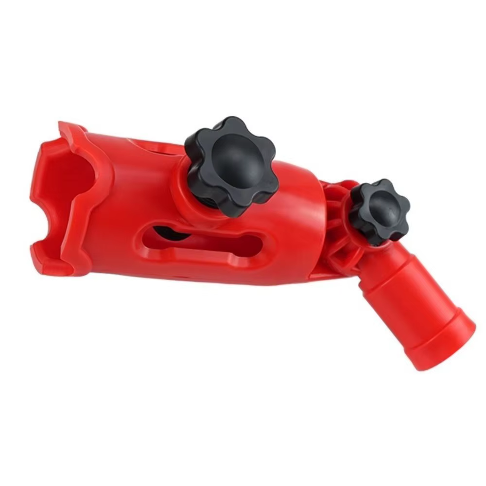 Extension de pinceau à peinture multi-angle, tête rotative, support de brosse à peinture en plastique, support de fixation de poteau d'extension pour plafond haut