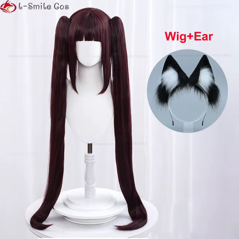Anime vanille Chocola Cosplay perruque 100 cm de Long
