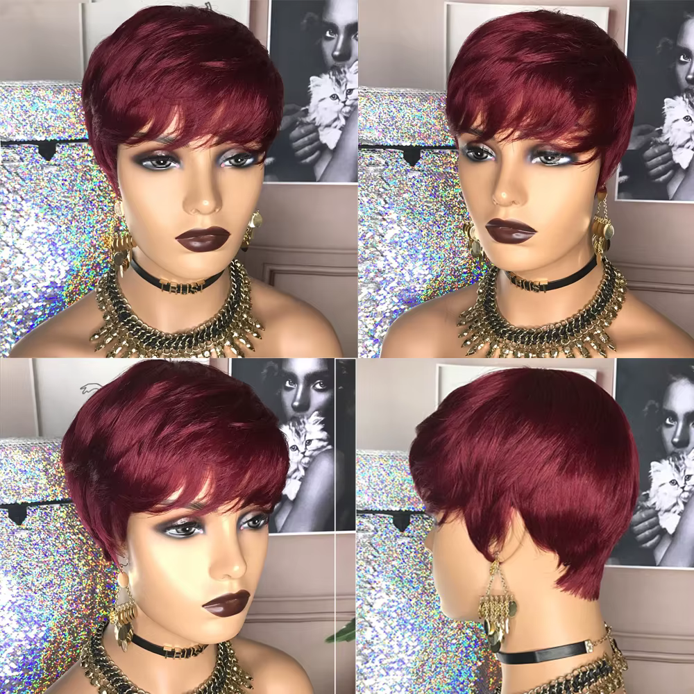 Perruques de cheveux courts