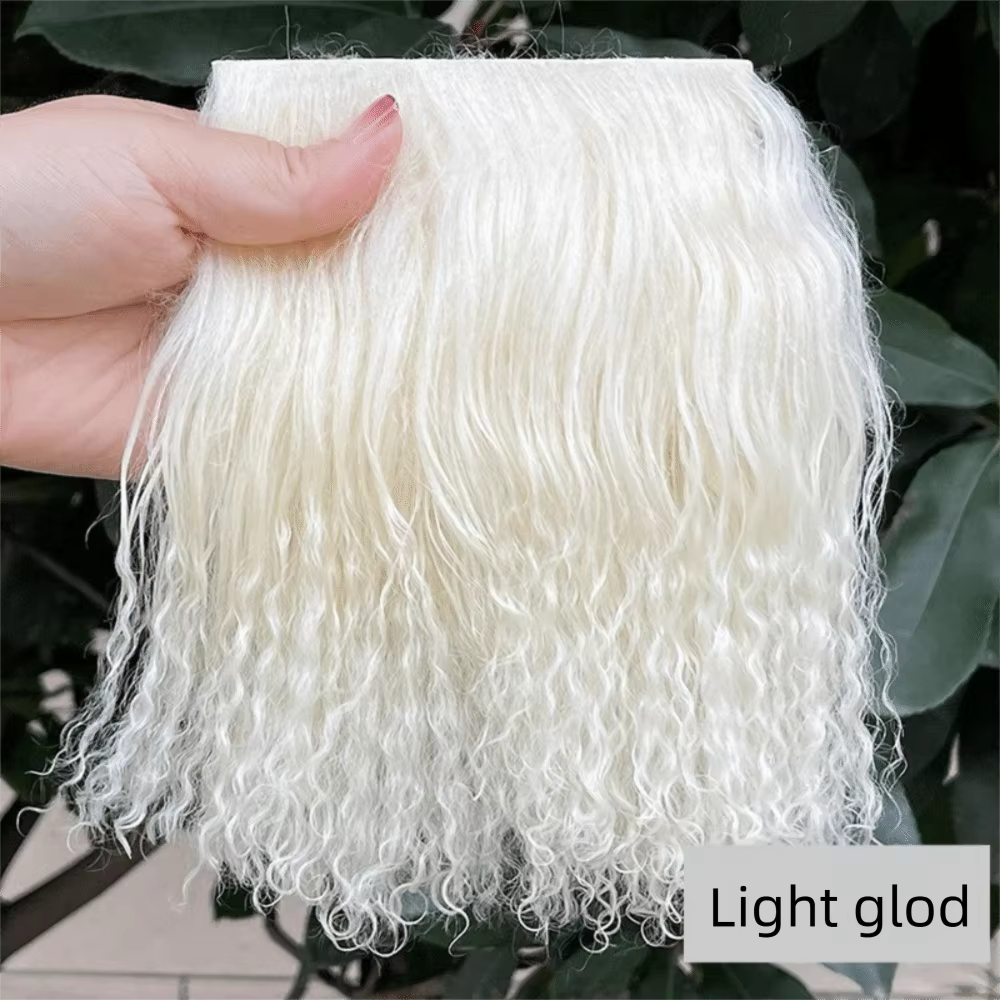Extensions de cheveux en laine de mouton