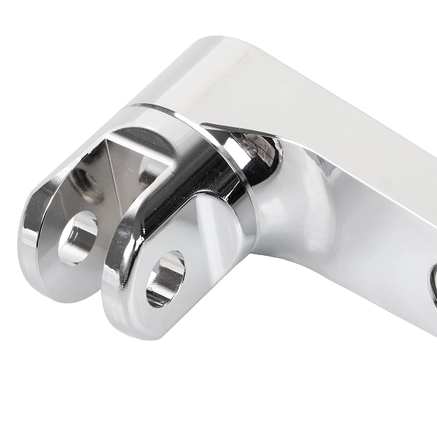 Support d'extensions de repose-pieds mâle en aluminium chromé CNC, pour Harley Sportster Touring Road King Glide Softail Fat Boy Dyna