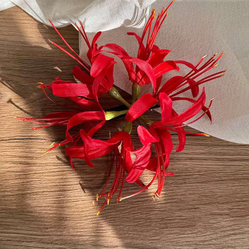 Pince à cheveux à fleurs Super délicate