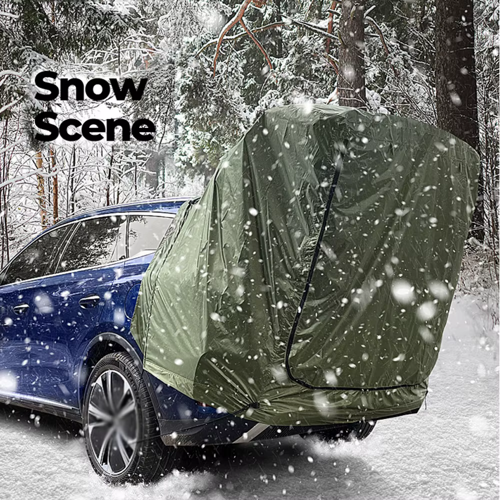 Tente arrière de voiture pour camping et pique-nique, avec auvent, extension de tente arrière de voiture, résistante au soleil et à la pluie