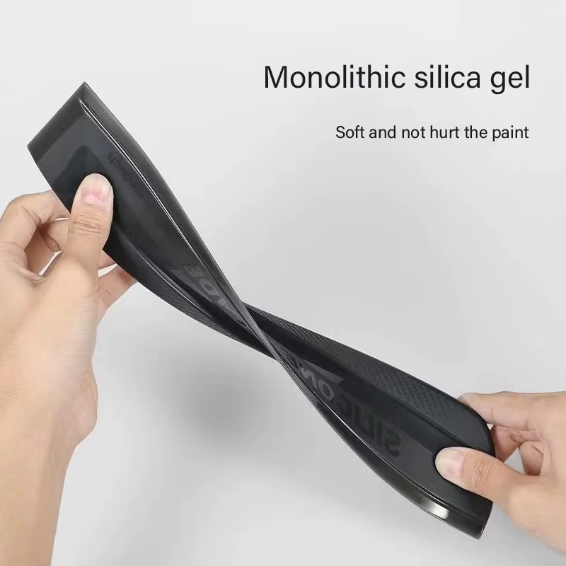 Raclette pratique en Silicone souple, anti-rayures, sans bruit, sans dommage, peinture, outils d'emballage de voiture, fournitures pour essuie-glace de fenêtre à eau, lame de séchage