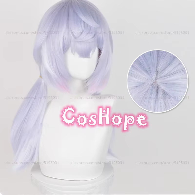 Fontaine Sigewinne-Perruque de Cosplay Synthétique