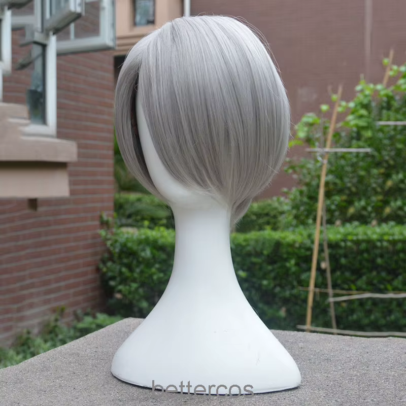 Anime Yuri!!! Perruque de cosplay sur le thème de Ice Viktor Nikiforov