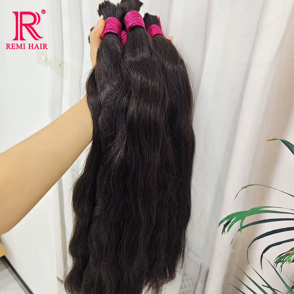 Cheveux naturels non traités 100% véritables en vrac