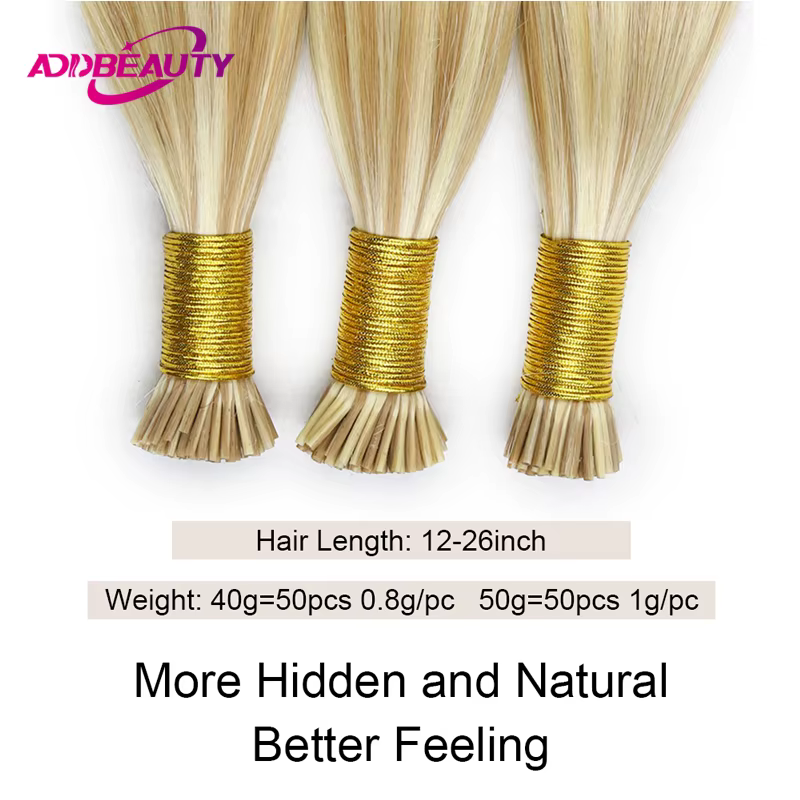 Extensions de cheveux humains bruns pour femmes droites ITIP Extension