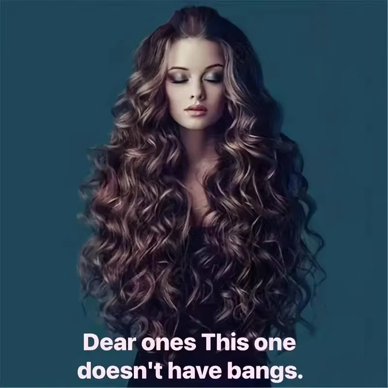 Perruques de cheveux longs ondulés pour femmes