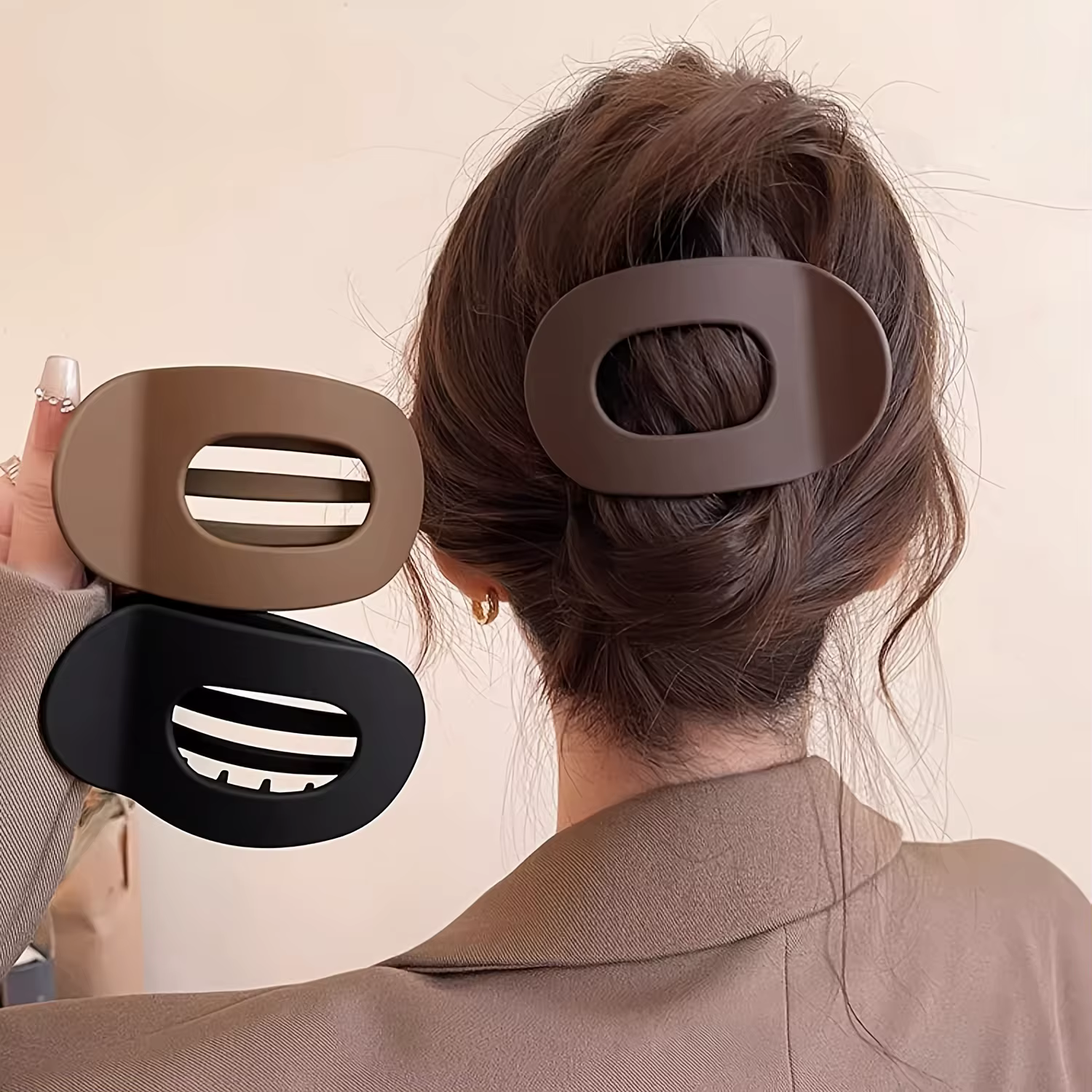 Pinces à cheveux plates mates pour femmes