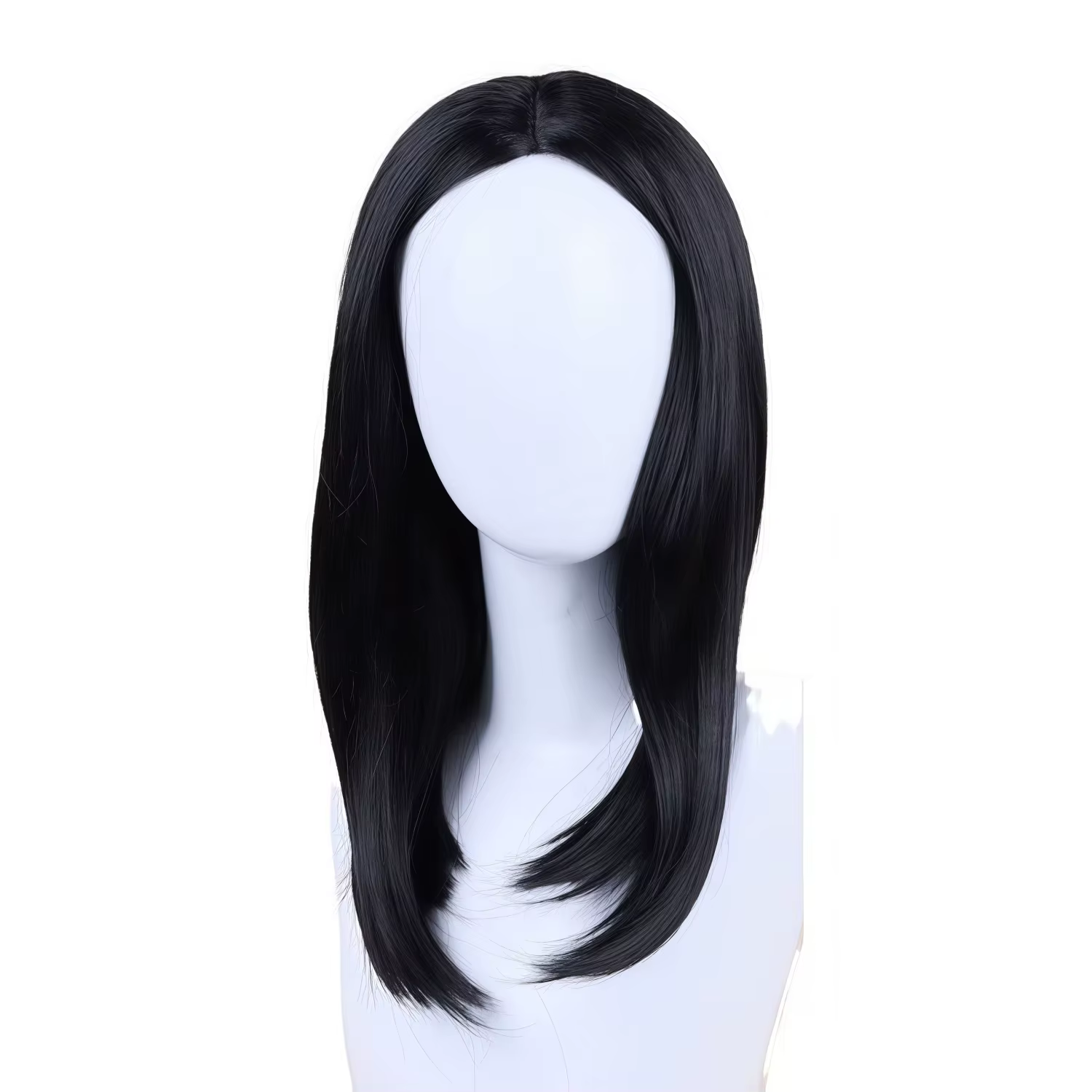 Perruque Cos, cheveux mi-longs
