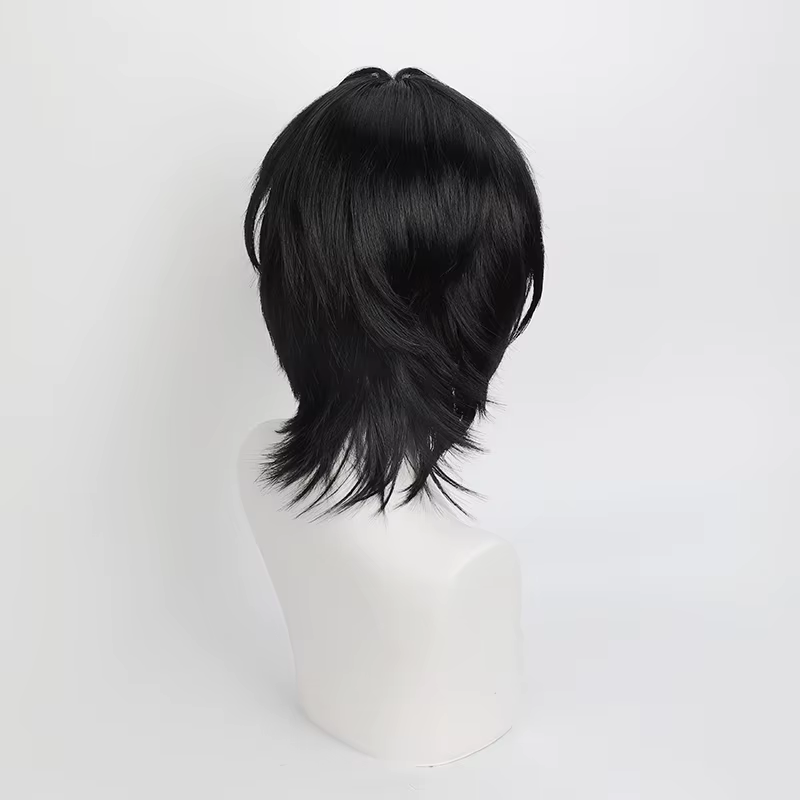 Diablo Cosplay perruque Anime j'ai réincarné comme un jeu de rôle Slime noir cheveux courts rouge hommes Halloween fête carnaval accessoires