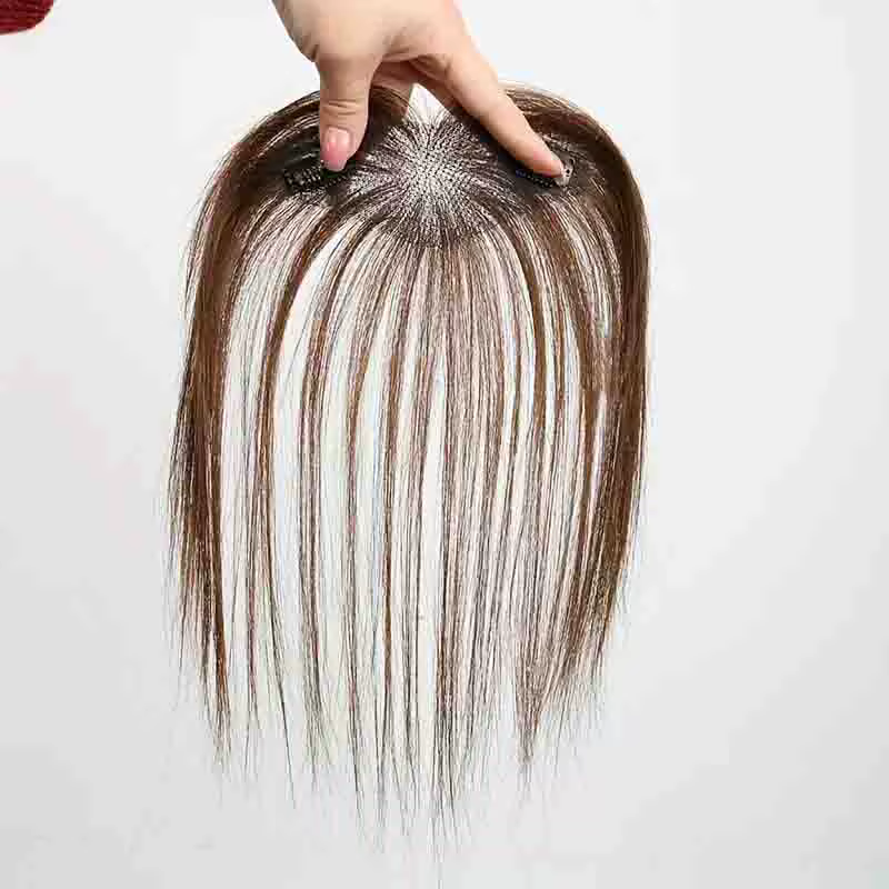 100% vrais cheveux humains Topper pour les femmes