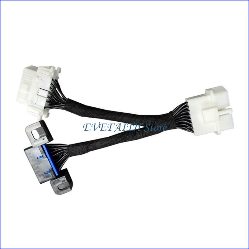 Double connecteur d'extension 124B OBDII, séparateur en Y, câble mâle à femelle 16 broches, OBD OBD2