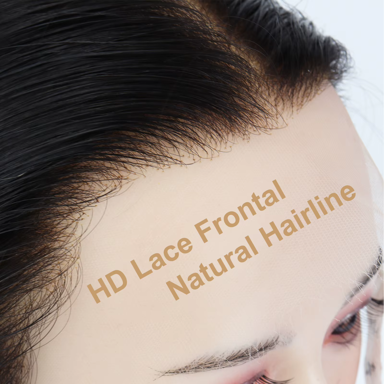 Perruque Lace Front Ultra Fine HD en Cheveux Humains Vierges Européens avec Nœuds Décolorés