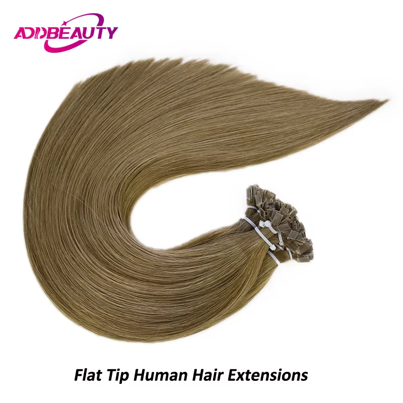Extensions de cheveux humains droits pour femmes vrais