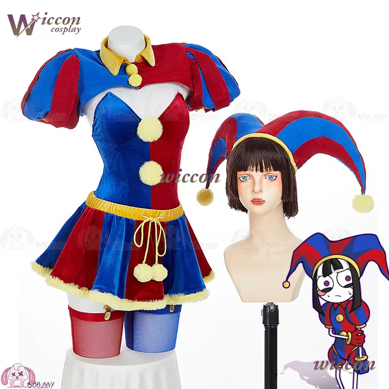Costume de Cosplay Clown cirque