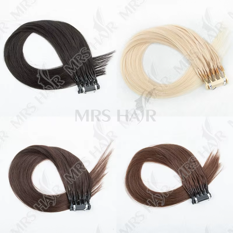Extensions capillaires 6D en cheveux humains non-Remy